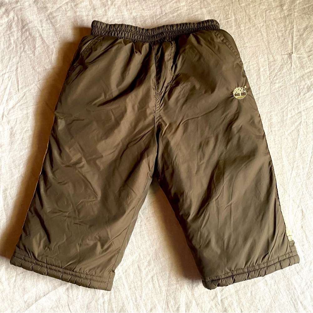 🪩Brown Timberland Kids snow Pants 18 months